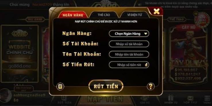 Cách nhận biết trạng thái lệnh rút tiền trên GO88